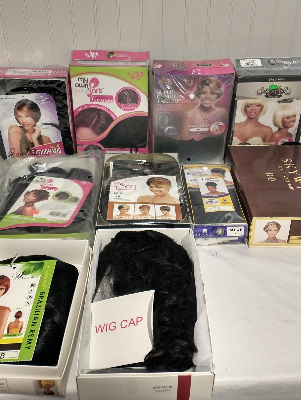 Lot Of 10 Hair Wigs All New In Package